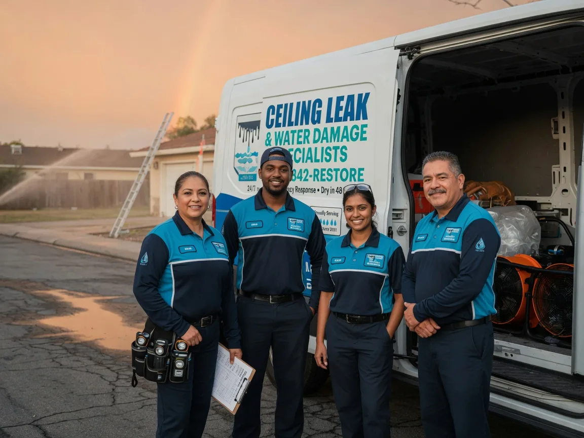 Ceiling Leak Cleanup company in Manchester, IL